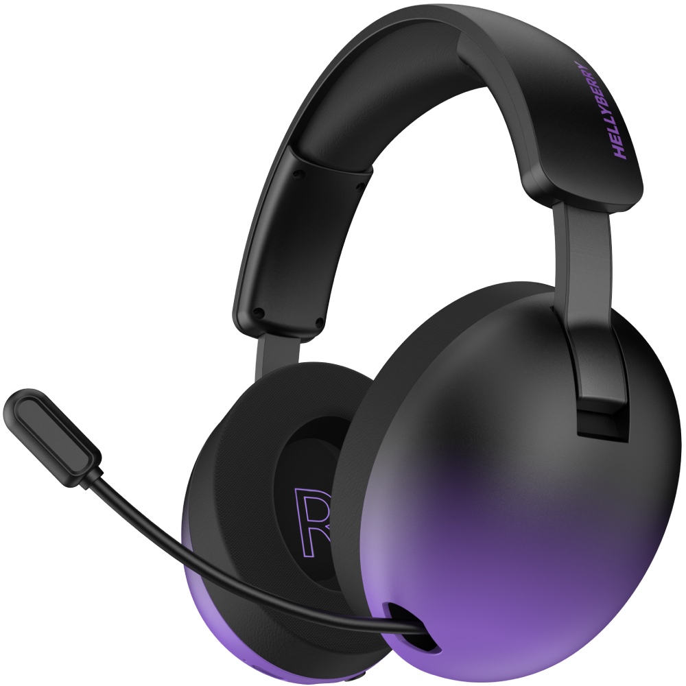 Гарнітура HATOR Hellyberry HH30 PRO Black-Violet gradient (HH30_PRO_wireless_BV)