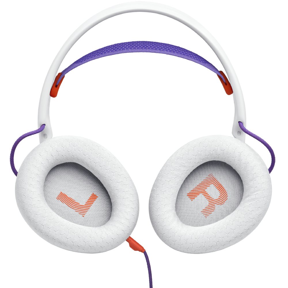 Зовнішній вигляд Гарнітура JBL QUANTUM 250 White (JBLQTUM250WHT)