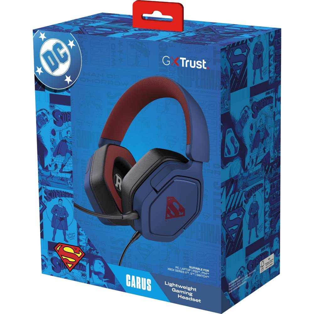 Покупка Гарнитура TRUST GXT492SM Carus Superman Edition Blue (25739_TRUST)
