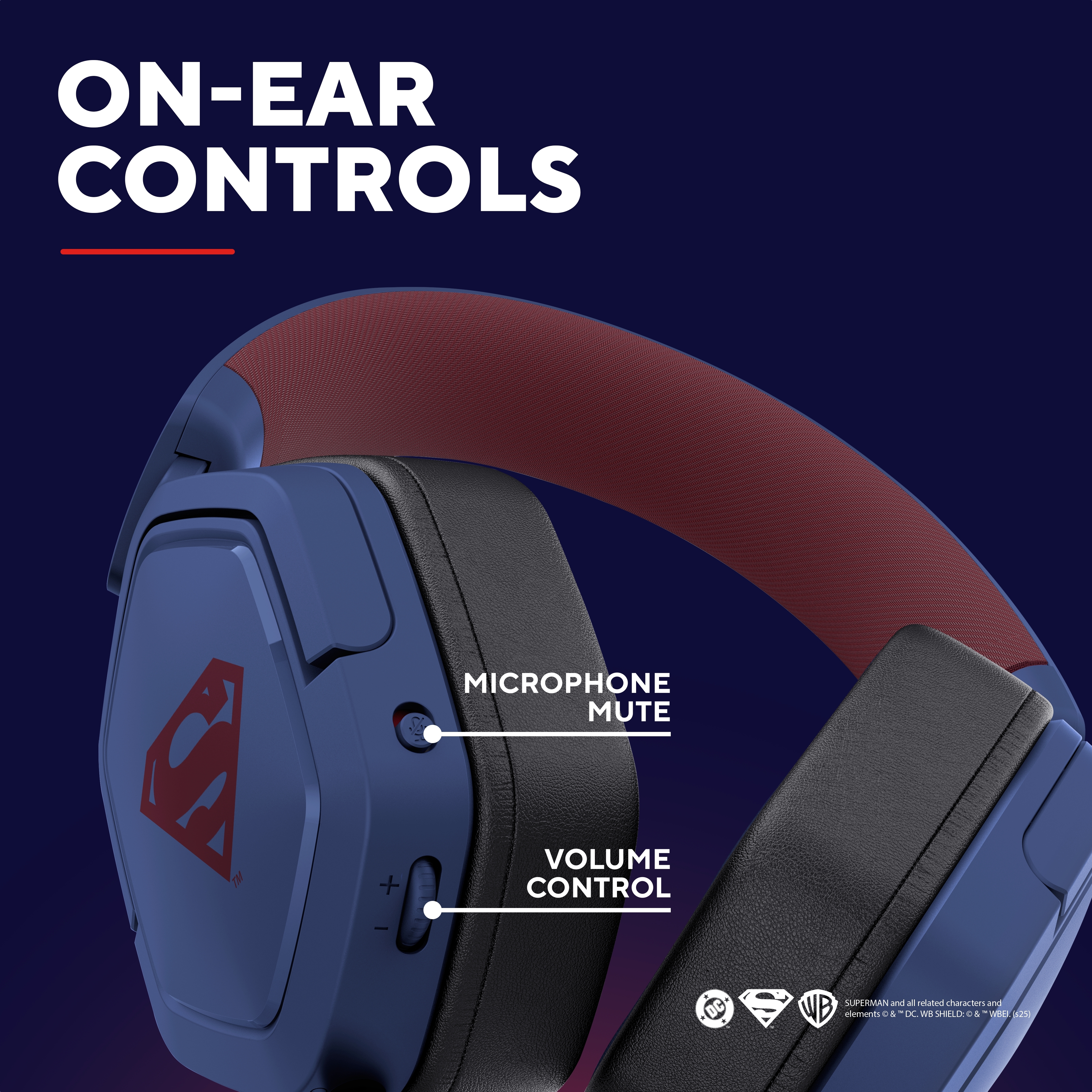 В Украине Гарнитура TRUST GXT492SM Carus Superman Edition Blue (25739_TRUST)