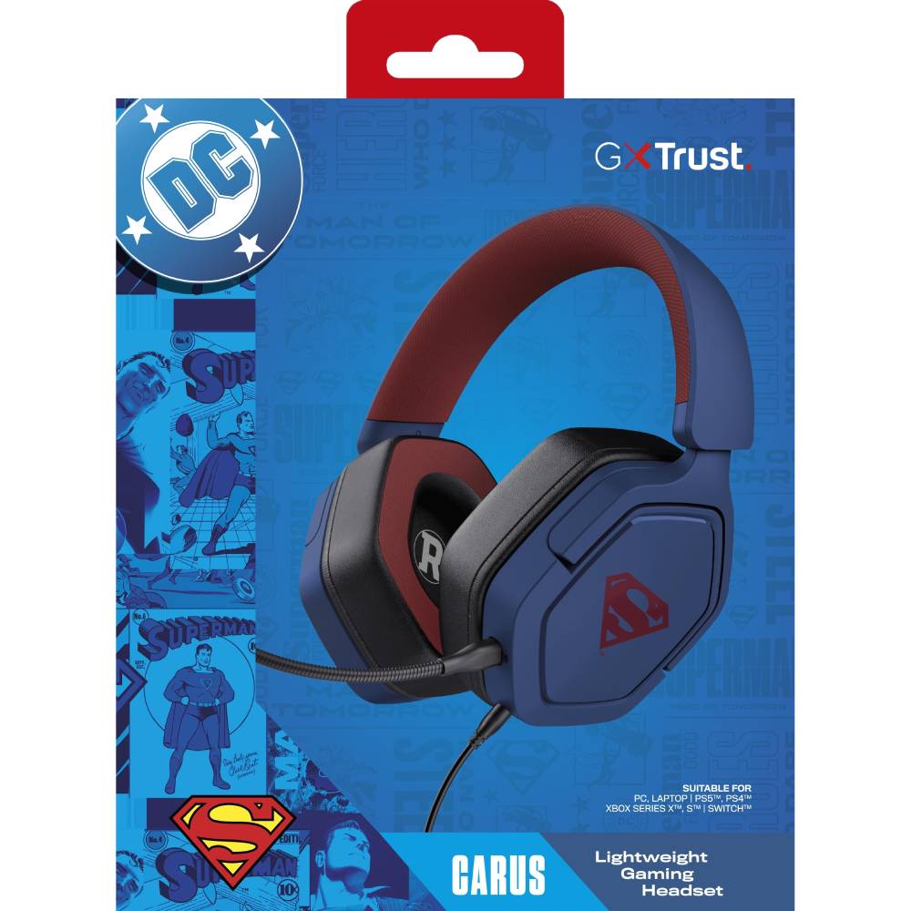 Заказать Гарнитура TRUST GXT492SM Carus Superman Edition Blue (25739_TRUST)