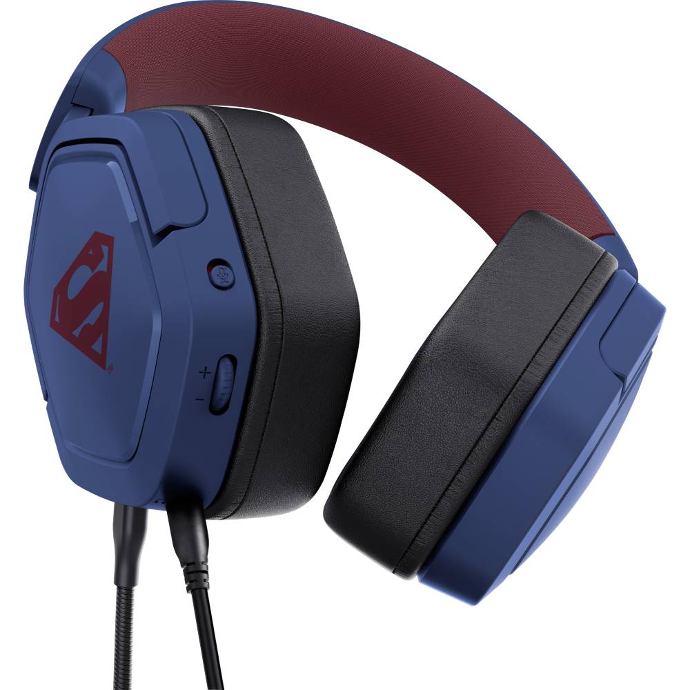 Гарнитура TRUST GXT492SM Carus Superman Edition Blue (25739_TRUST) Особенности выдвижной микрофон