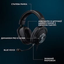 Гарнитура LOGITECH G PRO X SE Wired Gaming Headset Black (981-001470)