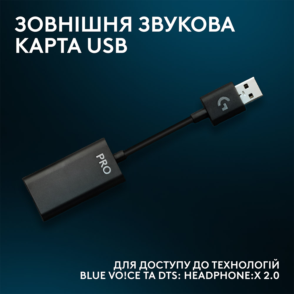 Внешний вид Гарнитура LOGITECH G PRO X SE Wired Gaming Headset Black (981-001470)