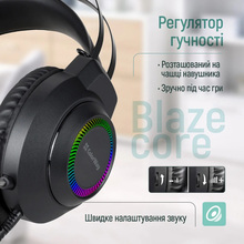 Гарнитура COLORWAY BlazeCore RGB Black (CW-HPG03BK)