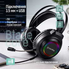 Гарнитура COLORWAY BlazeCore RGB Black (CW-HPG03BK)