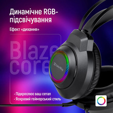 Гарнитура COLORWAY BlazeCore RGB Black (CW-HPG03BK)