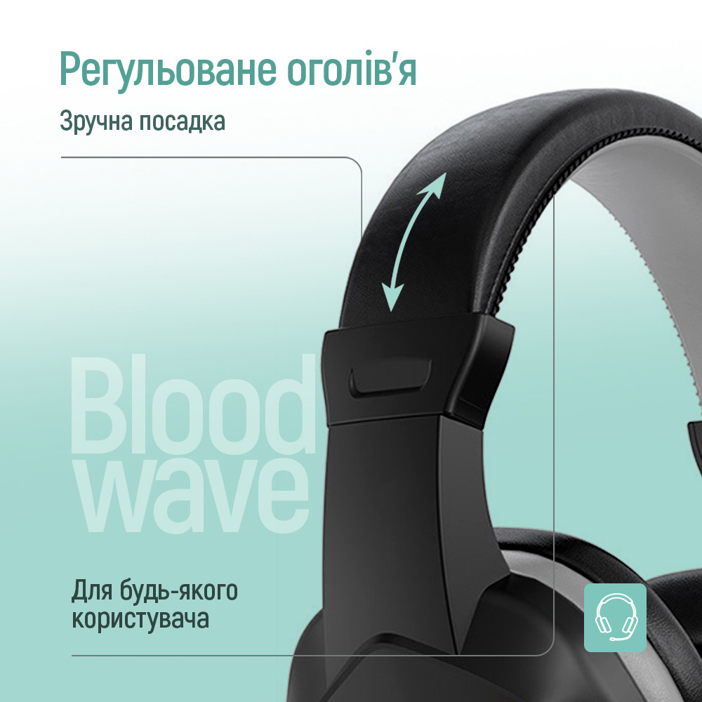 Покупка Гарнитура COLORWAY Bloodwave LED Black (CW-HPG01BK)
