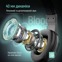 Гарнитура COLORWAY Bloodwave LED Black (CW-HPG01BK)