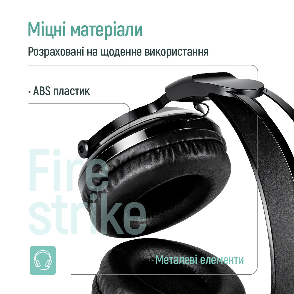 В Фокстрот Гарнитура COLORWAY Firestrike RGB Black (CW-HPG04BK)