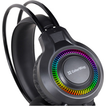 Гарнитура COLORWAY GlowCore RGB Black (CW-HPG02BK)
