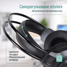 Гарнитура COLORWAY GlowCore RGB Black (CW-HPG02BK)