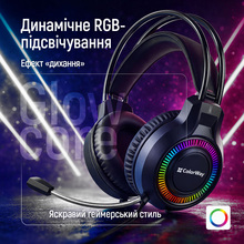 Гарнитура COLORWAY GlowCore RGB Black (CW-HPG02BK)