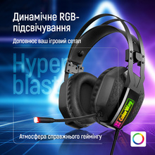 Гарнитура COLORWAY Hyperblast RGB Black (CW-HPG05BK)