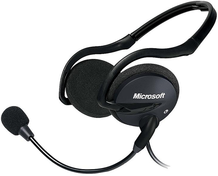 Гарнітура MICROSOFT L2 LifeChat LX-2000 Black (2AA-00010) Клас класична