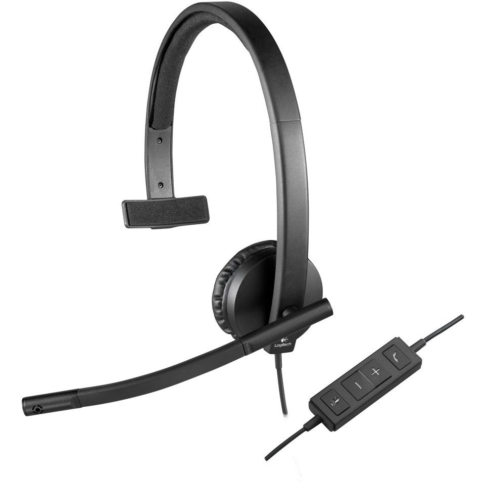 

Гарнитура LOGITECH H570e Mono (981-000571), USB Headset H570e