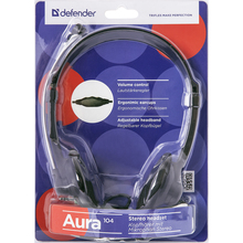 Гарнітура DEFENDER Aura 104 black (63104)