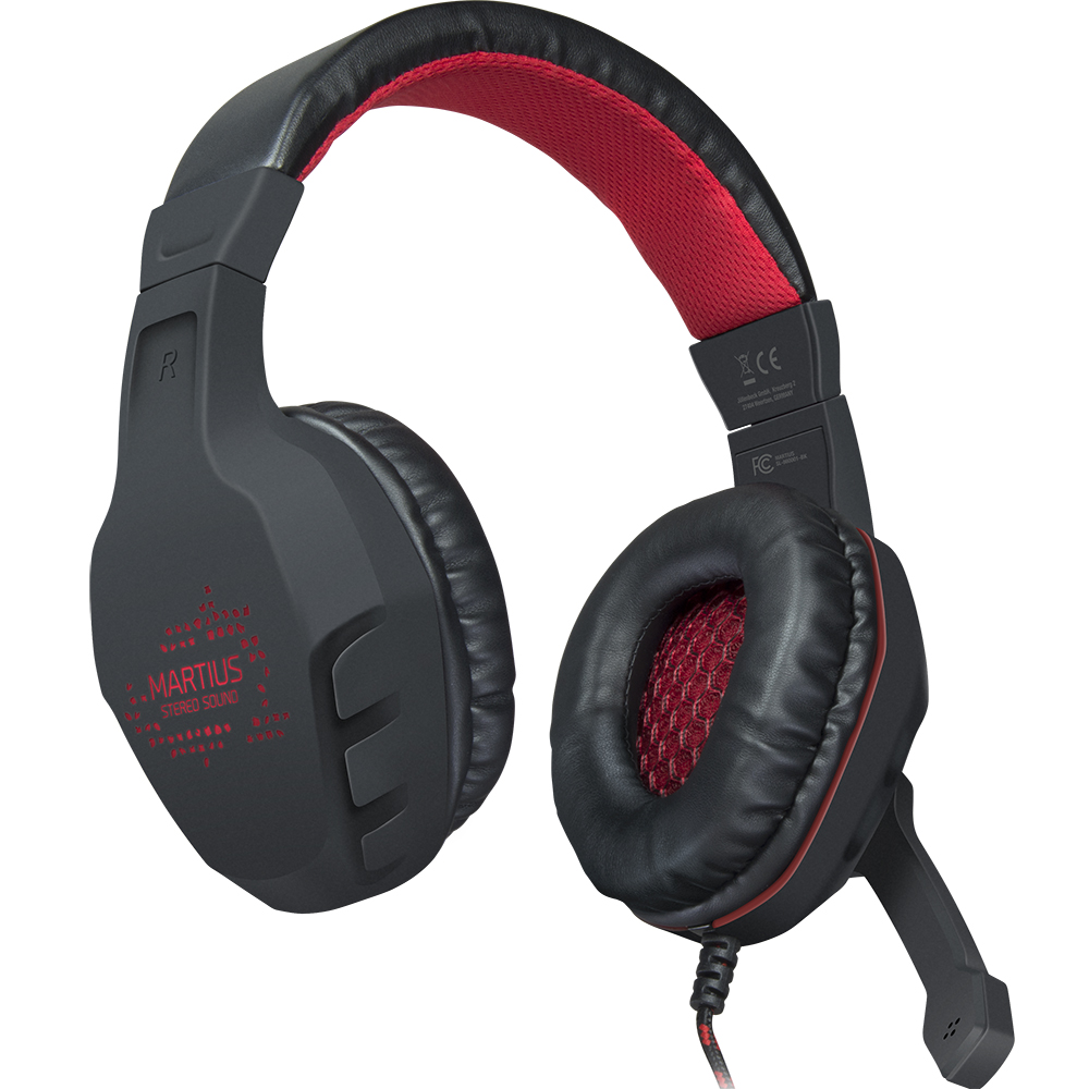 

Гарнитура SPEEDLINK MARTIUS Stereo Gaming Headset Black (SL-860001-BK), MARTIUS Stereo Gaming Headset Black