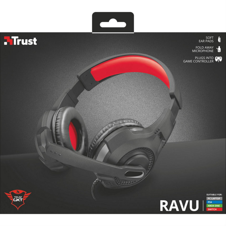 Гарнітура TRUST GXT 307 Ravu Gaming Headset Особливості регулятор гучності