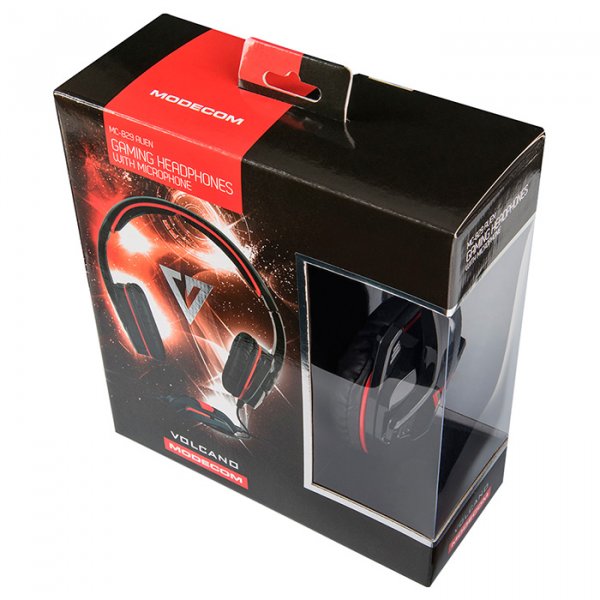 Гарнітура MODECOM MC-829 Volcano Alien Black-Red (S-MC-829-ALIEN-RED) Особливості регулятор гучності