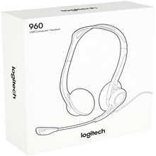 Гарнітура LOGITECH Headset PC 960 Stereo Headset USB, OEM