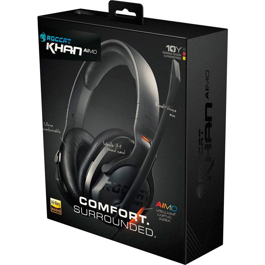 Зовнішній вигляд Гарнітура ROCCAT KHAN AIMO 7.1 (ROC-14-800)