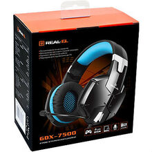 Гарнітура REAL EL GDX-7500 (00-00028210) Black-blue