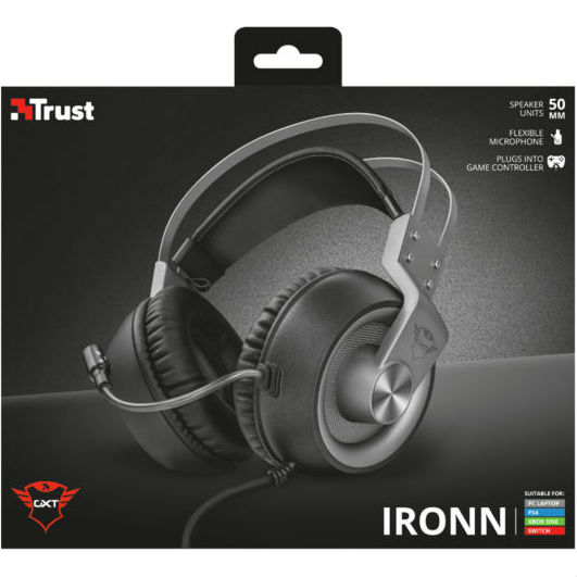 Зображення Гарнітура TRUST GXT 430 Ironn gaming headset (23209)