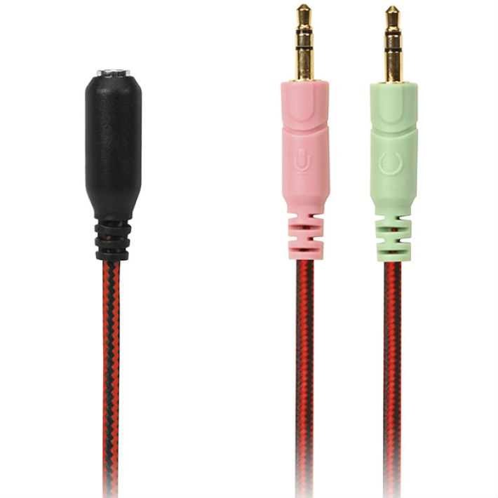 Гарнітура SVEN AP-G886MV black-red (00-00035081) Особливості регулятор гучності