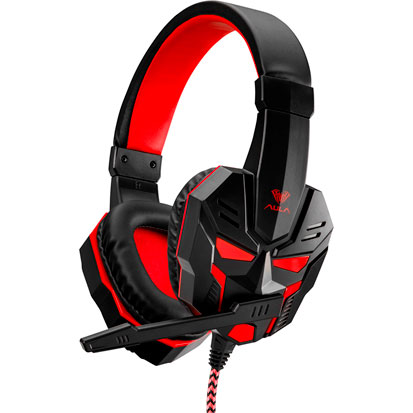 Гарнітура AULA Prime Basic Gaming Headset red (6948391232652)