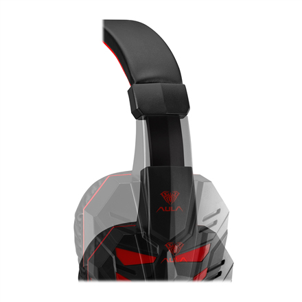 Гарнітура AULA Prime Basic Gaming Headset red (6948391232652) Конструкція повнорозмірні (повний обхват вуха)