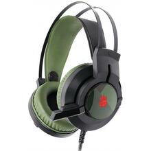 Игровые наушники с микрофоном Гарнитура A4TECH J437 Bloody Army Green (1603250)