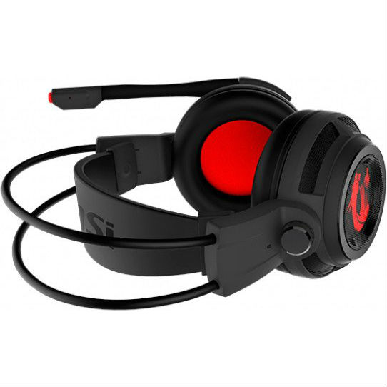 Гарнітура MSI DS502 GAMING Headset (S37-2100911-SV1) Конструкція накладні (накладаються на вухо)