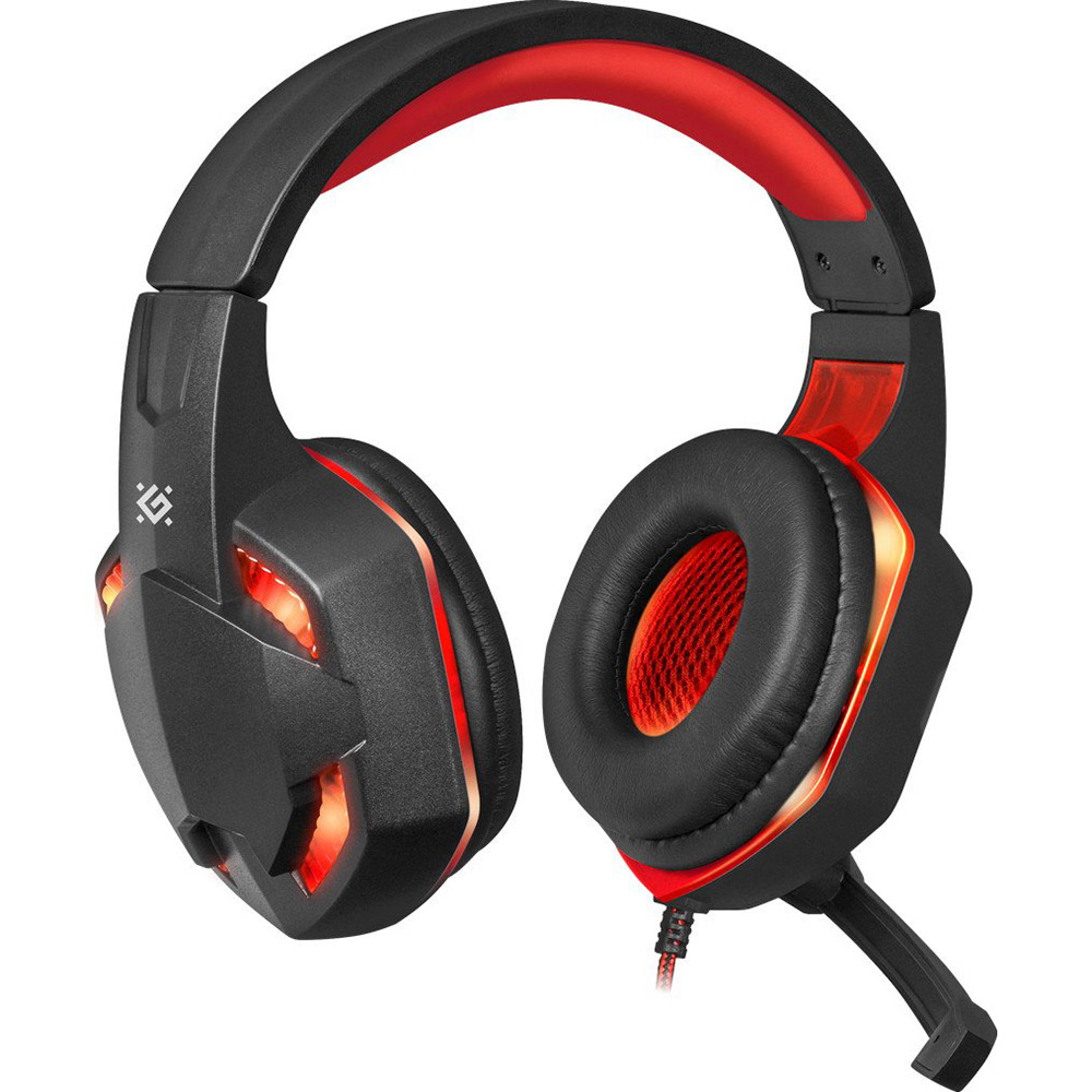 

Гарнитура DEFENDER Warhead G-370 Black/Red (64037), (64037)Warhead G-370