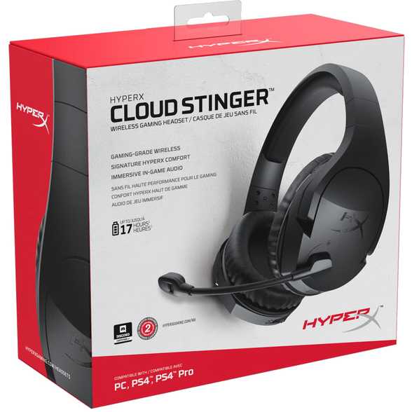 Гарнітура HYPERX Cloud Stinger Wireless (HX-HSCSW2-BK/WW) Конструкція повнорозмірні (повний обхват вуха)