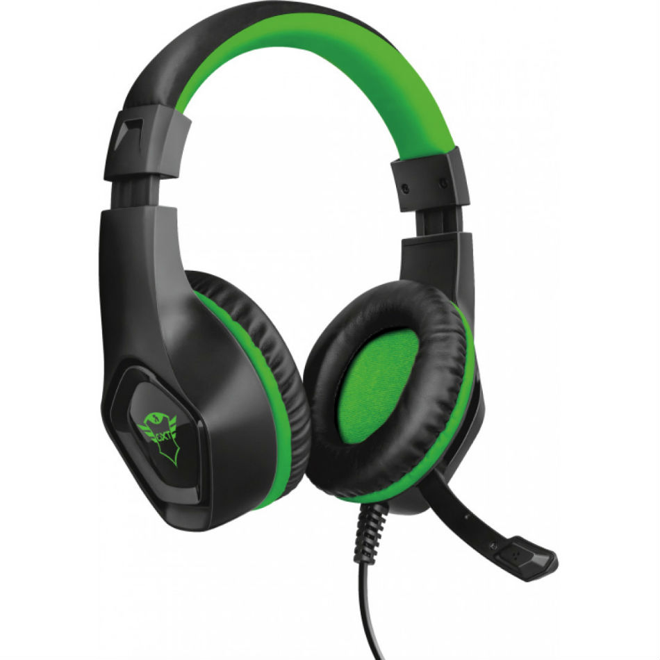 Гарнітура TRUST GXT 404G Rana Gaming Headset GREEN (23346)