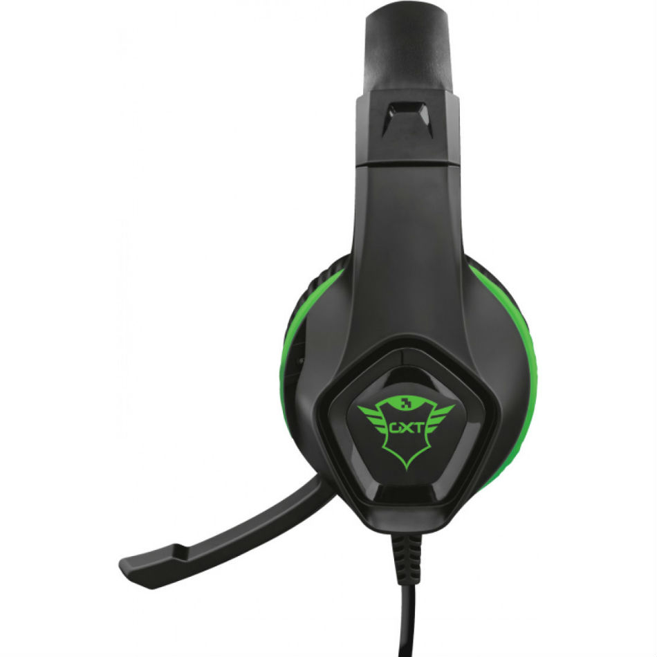 Гарнітура TRUST GXT 404G Rana Gaming Headset GREEN (23346) Конструкція повнорозмірні (повний обхват вуха)