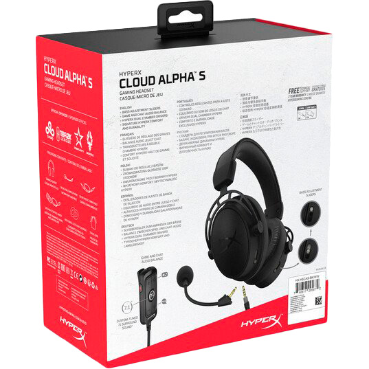 Покупка Гарнитура HyperX Cloud Alpha S Blackout (HX-HSCAS-BK/WW)