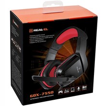 Гарнітура REAL EL GDX-7550 Black/Red (EL124100029)