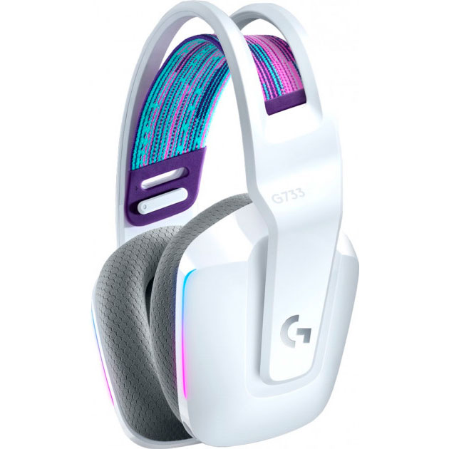 В интернет магазине Гарнитура LOGITECH G733 LIGHTSPEED Wireless RGB WHITE (981-000883)