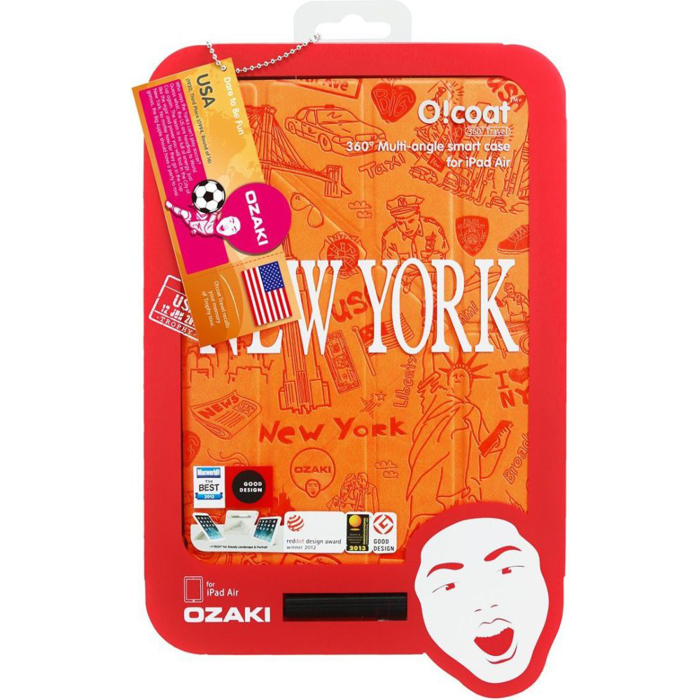 Чохол OZAKI O!coat-Travel Air iPad/Air 2 New York (OC111NY) Особливості трансформується в підставку