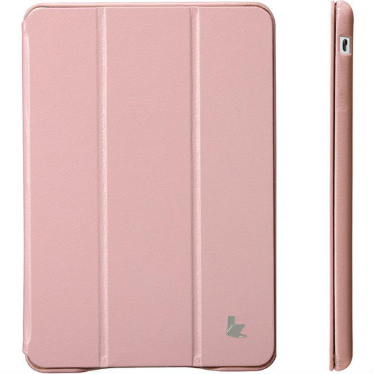 Чехол JISONCASE Case for iPad mini 1/2/3 Pink (JS-IDM-01H35) Материал искусственная кожа