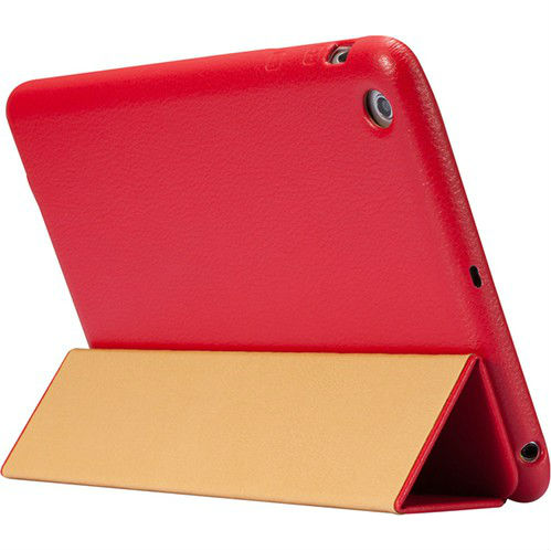 Внешний вид Чехол JISONCASE Executive Smart Case for iPad mini 1/2/3 Red (JS-IDM-01H30)