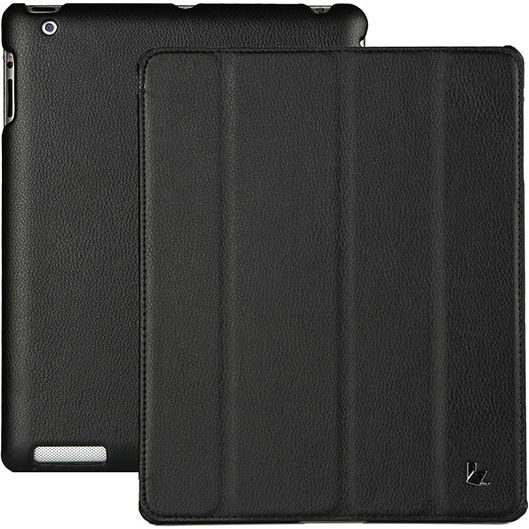 Чехол JISONCASE Ultra-Thin Smart Case for iPad 2/iPad 3/iPad 4 Black (JS-IPD-07I10)