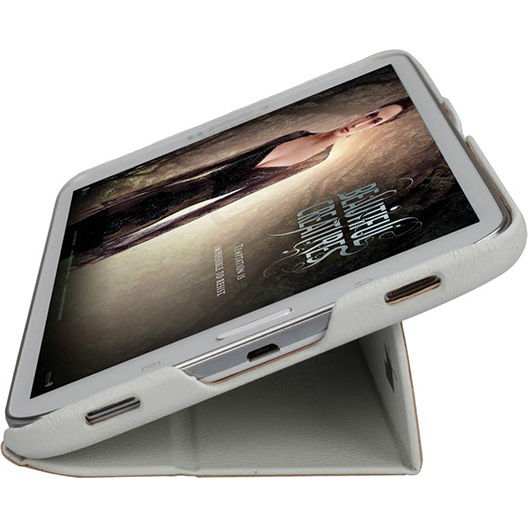 Чехол JISONCASE Premium Leatherette Smart Case for Samsung Galaxy Tab 3 8" White (JS-S31-03H00) Вес 0.28