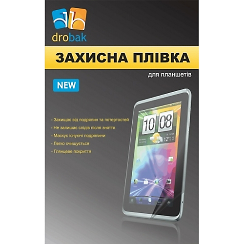 Універсальна захисна плівка DROBAK для планшета 7" (500212)