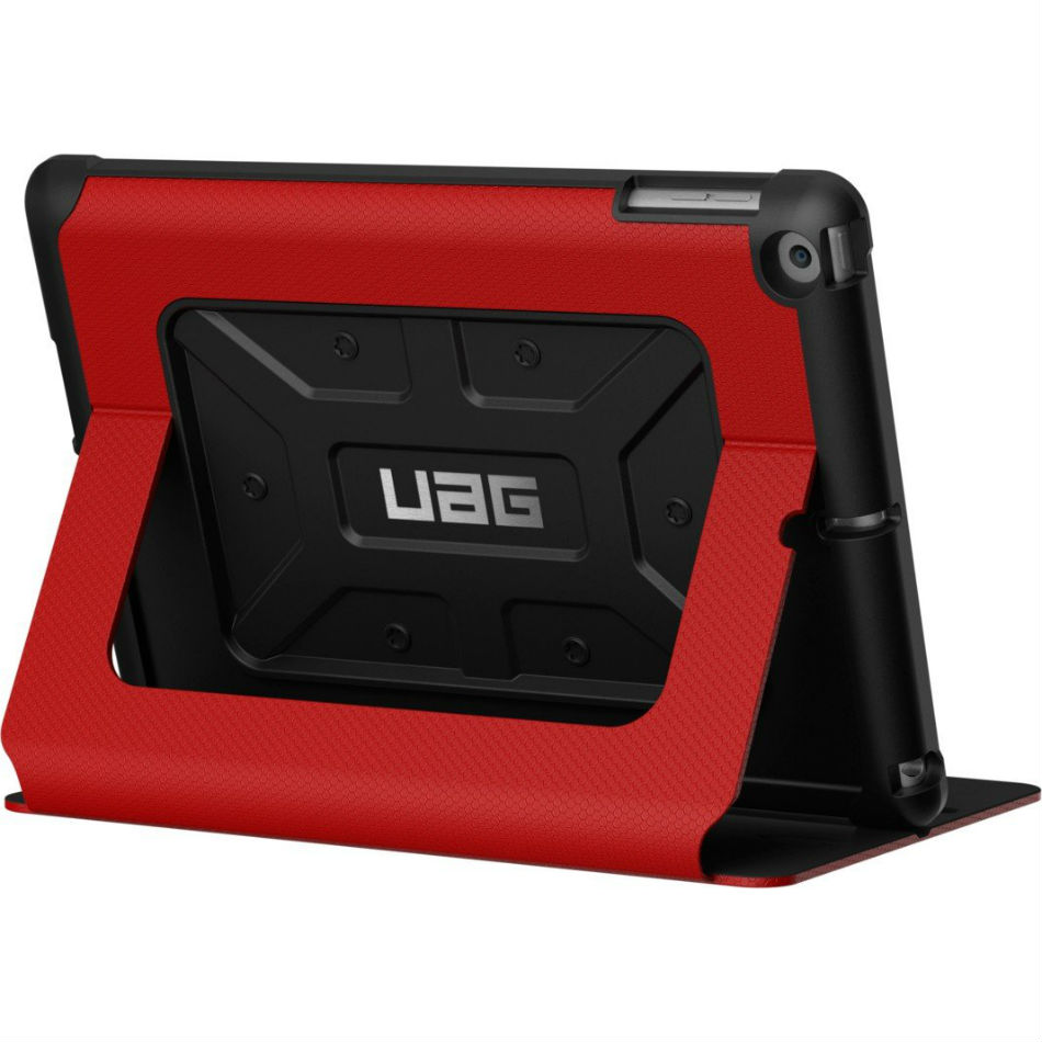 Чохол UAG iPad 2017/ 9.7 Metropolis Magma/SilverLogo (IPD17-E-MG) Особливості протиударний