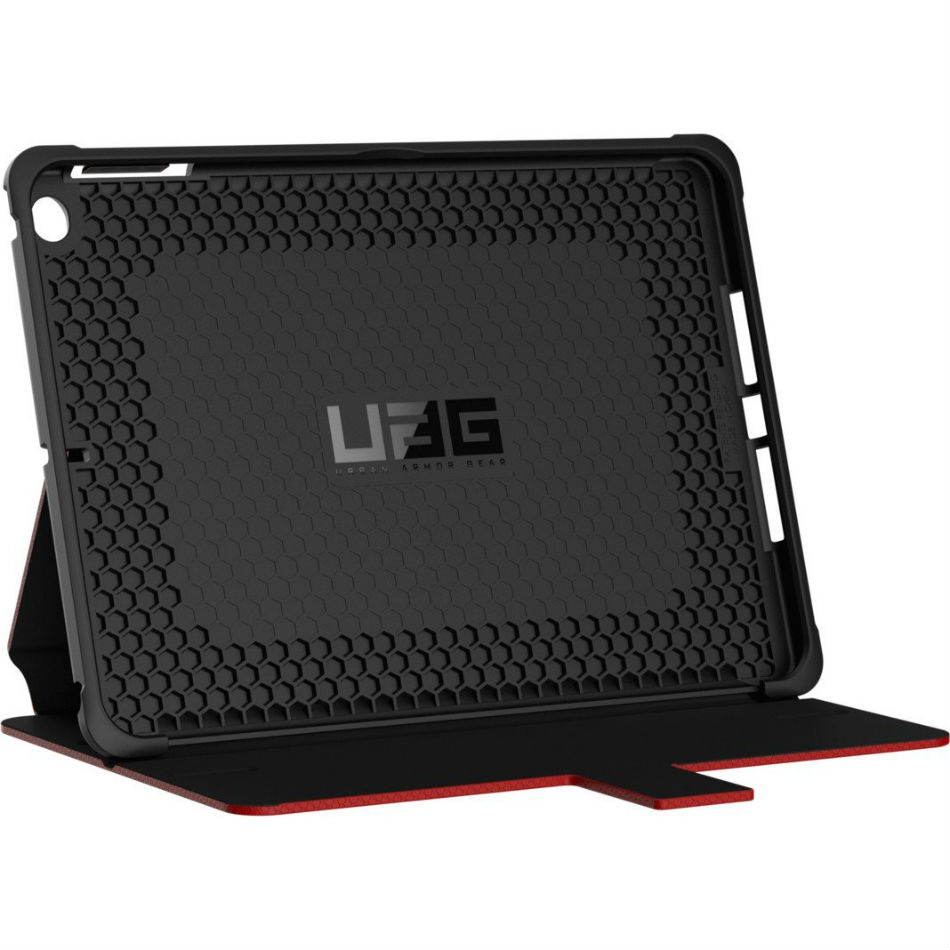 Чохол UAG iPad 2017/ 9.7 Metropolis Magma/SilverLogo (IPD17-E-MG) Особливості трансформується в підставку