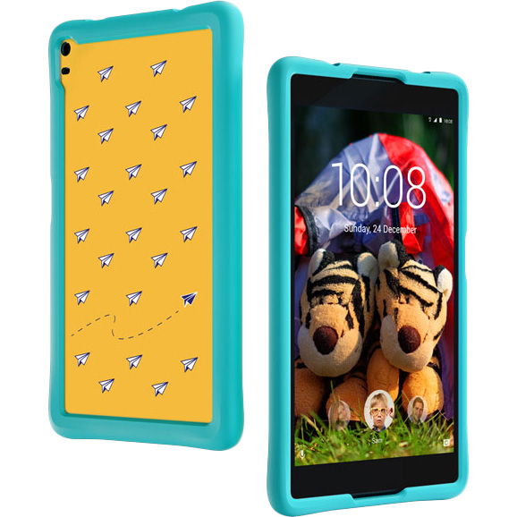 Чохол LENOVO TAB4 8 Plus Bumper Sticker Film Blue + захисна плівка (ZG38C01707) Діагональ 8.1