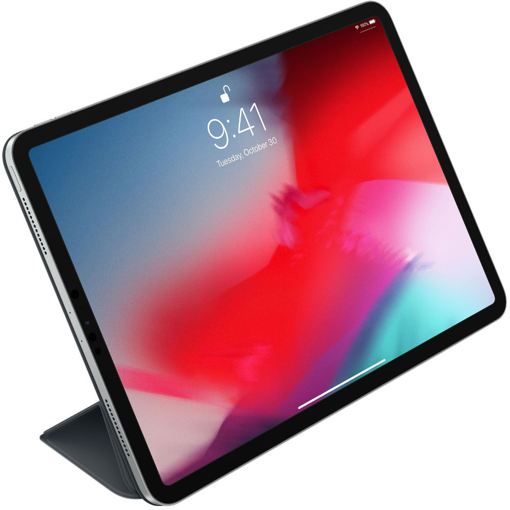Чехол APPLE Smart Folio для iPad Pro Charcoal Gray (MRX72ZM/A) Особенности блокировка/пробуждение